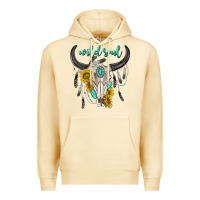 Pina Colada wild soul boho bull skull Premium Hoodie - texasbilliewilder