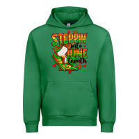Emerald Steppin' into Juneteenth Urban Hoodie - RanaPortraitStore