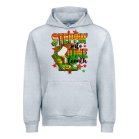 Heather Grey Steppin' into Juneteenth Urban Hoodie - RanaPortraitStore