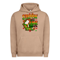 Pigment Burro Steppin' into Juneteenth Urban Hoodie - RanaPortraitStore