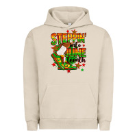 Pigment French Oak Steppin' into Juneteenth Urban Hoodie - RanaPortraitStore