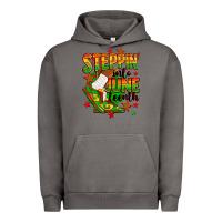 Pigment Tornado Steppin' into Juneteenth Urban Hoodie - RanaPortraitStore