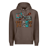 Coffee wild wild west Premium Hoodie - texasbilliewilder