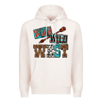 Pale Pink wild wild west Premium Hoodie - texasbilliewilder