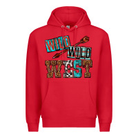 Red wild wild west Premium Hoodie - texasbilliewilder