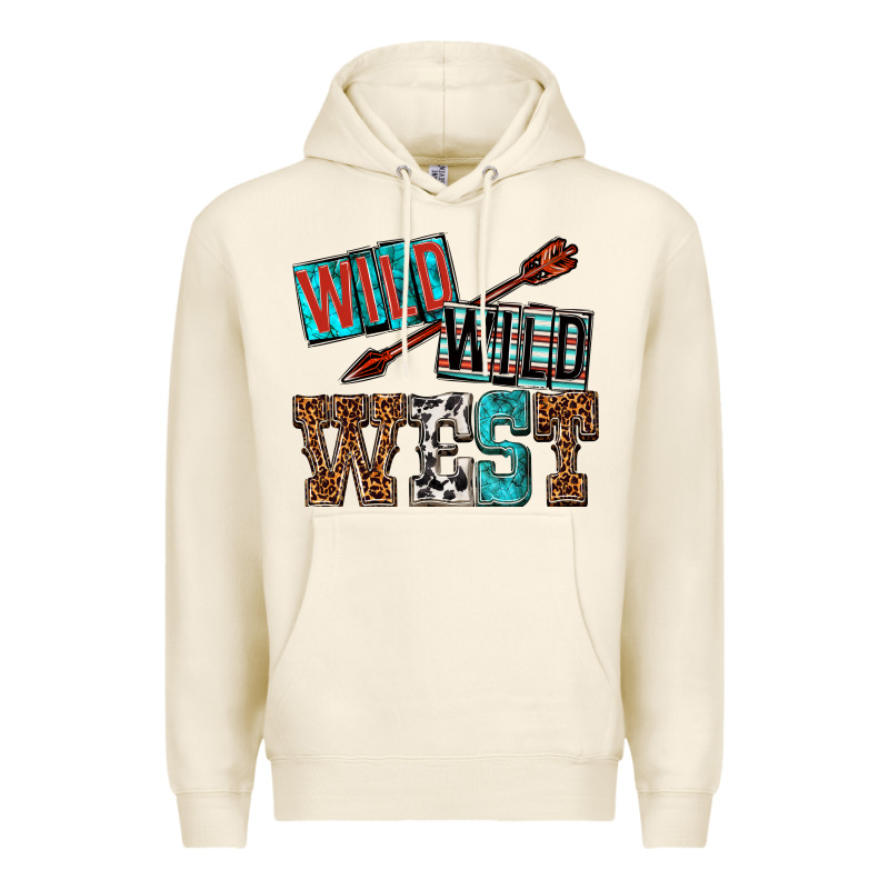 Wild Wild West Premium Hoodie by texasbilliewilder | Teevron