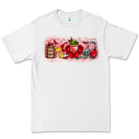 White Merry Christmas Premium Tee - CowhideDigitalArt
