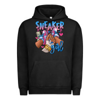 Pigment Black Sneaker girl afro woman Urban Hoodie - RanaPortraitStore