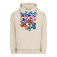 Pigment French Oak Sneaker girl afro woman Urban Hoodie - RanaPortraitStore