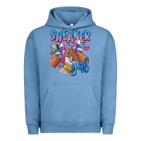 Sneaker Girl Afro Woman Urban Hoodie | Teevron
