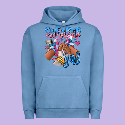 Urban Hoodie Sneaker girl afro woman