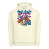 Pigment Pistachio Sneaker girl afro woman Urban Hoodie - RanaPortraitStore