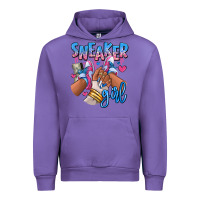 Tulip Sneaker girl afro woman Urban Hoodie - RanaPortraitStore