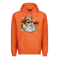 Carrot santa with sunglasses christmas Premium Hoodie - Zillion Design Studio