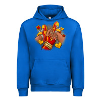 Cobalt Softball afro girl sneakers Urban Hoodie - RanaPortraitStore
