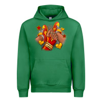 Emerald Softball afro girl sneakers Urban Hoodie - RanaPortraitStore