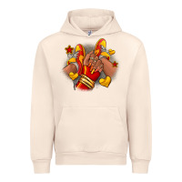 Sandshell Softball afro girl sneakers Urban Hoodie - RanaPortraitStore