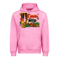 Fuchsia Pink Steppin' into Juneteenth black fashion girl Urban Hoodie - RanaPortraitStore