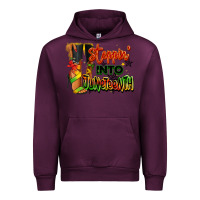 Mauve Wine Steppin' into Juneteenth black fashion girl Urban Hoodie - RanaPortraitStore