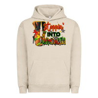 Pigment French Oak Steppin' into Juneteenth black fashion girl Urban Hoodie - RanaPortraitStore
