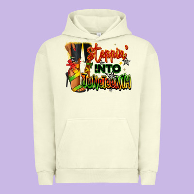 Urban Hoodie Steppin' into Juneteenth black fashion girl