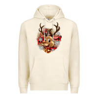 Tofu reindeer christmas Premium Hoodie - Zillion Design Studio