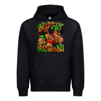 Black Steppin' into Juneteenth sneaker and heel afro wom Urban Hoodie - RanaPortraitStore