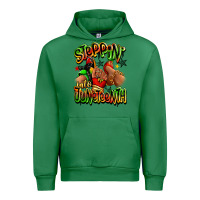 Emerald Steppin' into Juneteenth sneaker and heel afro wom Urban Hoodie - RanaPortraitStore