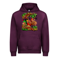 Mauve Wine Steppin' into Juneteenth sneaker and heel afro wom Urban Hoodie - RanaPortraitStore