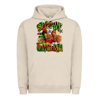 Pigment French Oak Steppin' into Juneteenth sneaker and heel afro wom Urban Hoodie - RanaPortraitStore