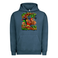 Pigment Midnight Navy Steppin' into Juneteenth sneaker and heel afro wom Urban Hoodie - RanaPortraitStore