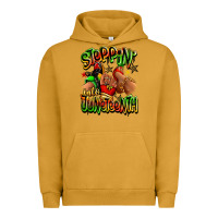 Pigment Peanut Butter Steppin' into Juneteenth sneaker and heel afro wom Urban Hoodie - RanaPortraitStore