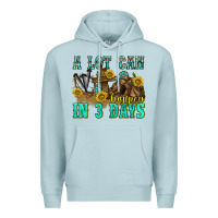 Blue Mist a lot can happen in 3 days western Premium Hoodie - texasbilliewilder