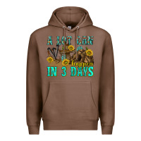 Chestnut a lot can happen in 3 days western Premium Hoodie - texasbilliewilder