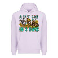 Lilac a lot can happen in 3 days western Premium Hoodie - texasbilliewilder