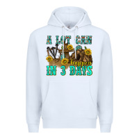 White a lot can happen in 3 days western Premium Hoodie - texasbilliewilder