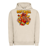 Pigment French Oak Softball life afro girl sneakers Urban Hoodie - RanaPortraitStore