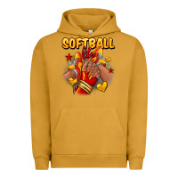 Pigment Peanut Butter Softball life afro girl sneakers Urban Hoodie - RanaPortraitStore