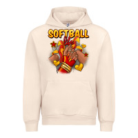 Sandshell Softball life afro girl sneakers Urban Hoodie - RanaPortraitStore