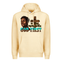 Pina Colada a wise man puts god first Premium Hoodie - texasbilliewilder