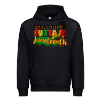 Foreset Green Straight outta Juneteenth Urban Hoodie - RanaPortraitStore
