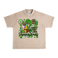 French Oak nurses love shenanigans st patricks day Urban Heavy Tee - Artiststas