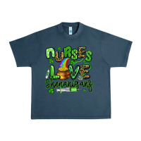 Midnight Navy nurses love shenanigans st patricks day Urban Heavy Tee - Artiststas