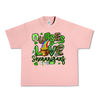 Salmon nurses love shenanigans st patricks day Urban Heavy Tee - Artiststas
