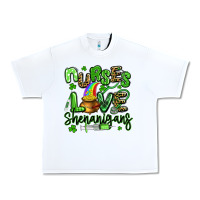 White nurses love shenanigans st patricks day Urban Heavy Tee - Artiststas