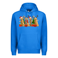 True Royal golden dogs with christmas Premium Hoodie - Zillion Design Studio