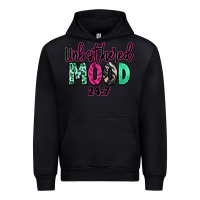 Black Unbothered mood 24:7 Urban Hoodie - RanaPortraitStore