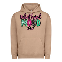 Pigment Burro Unbothered mood 24:7 Urban Hoodie - RanaPortraitStore