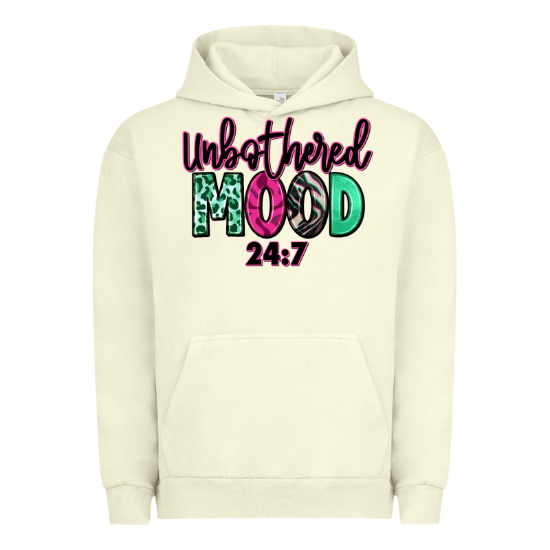 Unbothered Mood 24:7 Urban Hoodie by RanaPortraitStore | Teevron