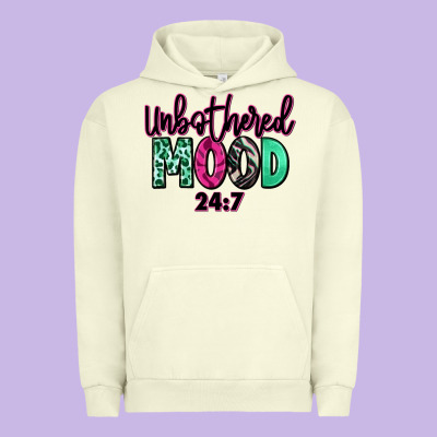 Urban Hoodie Unbothered mood 24:7
